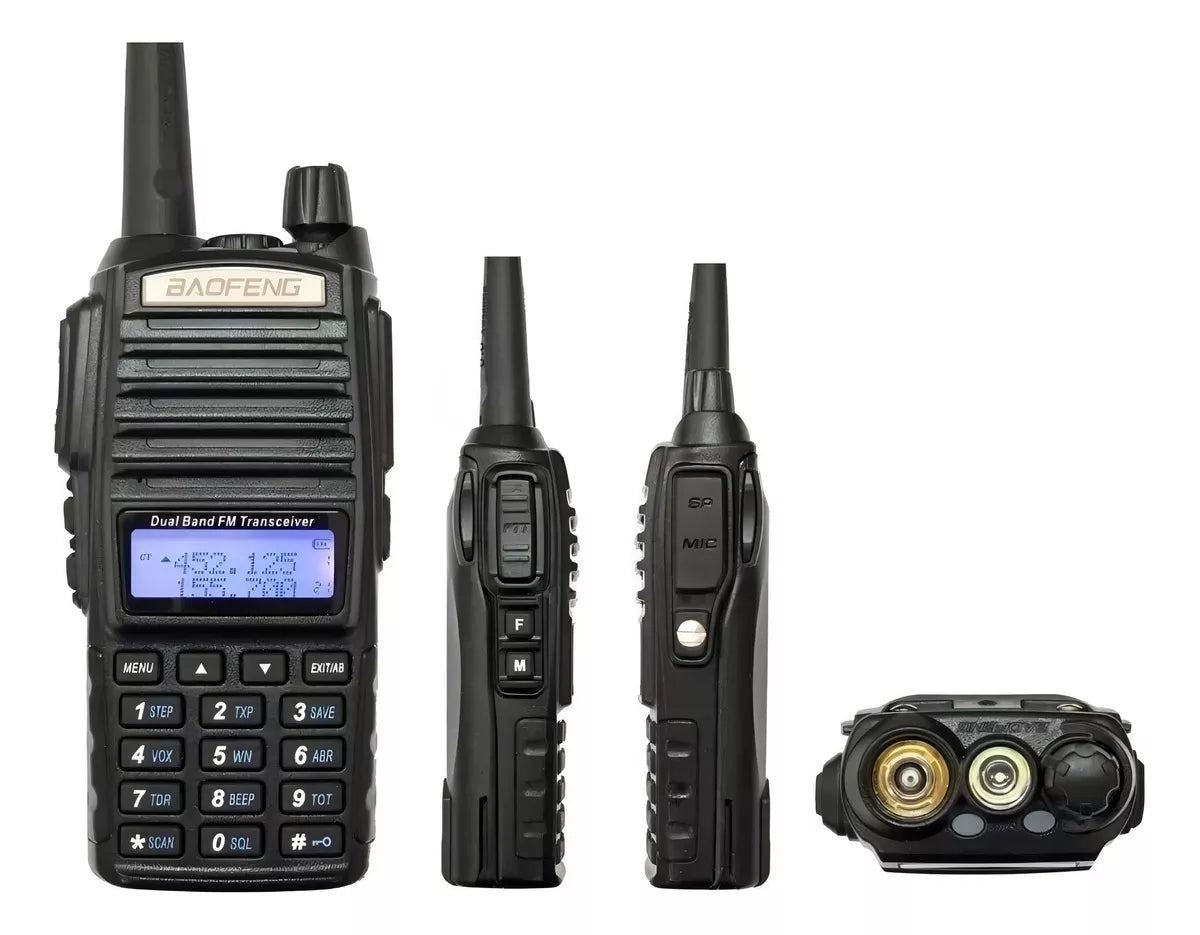 Baofeng UV-82 2025 – 20 km de Alcance + Manos Libres GRATIS