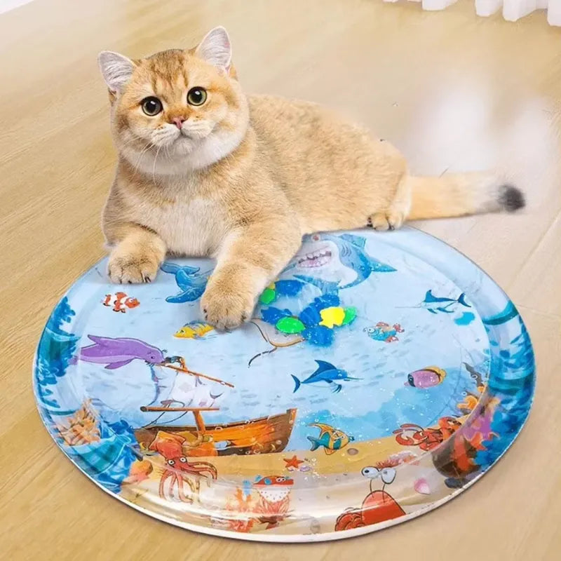 MichiPad® — Tapete interactivo con agua para gatos 🐾 | 50% OFF + Envío GRATIS