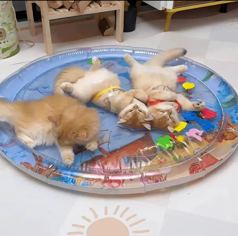 MichiPad® — Tapete interactivo con agua para gatos 🐾 | 50% OFF + Envío GRATIS
