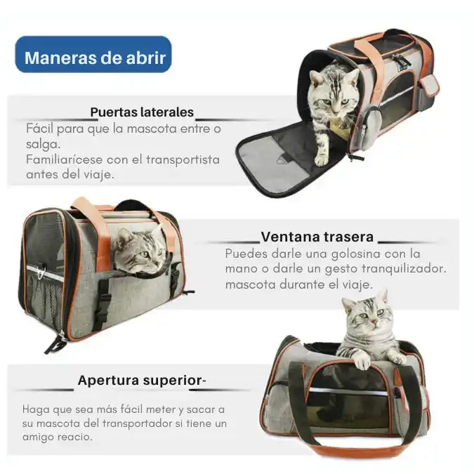 Maleta mascotas Tirehood® Alemana + 2 Regalos