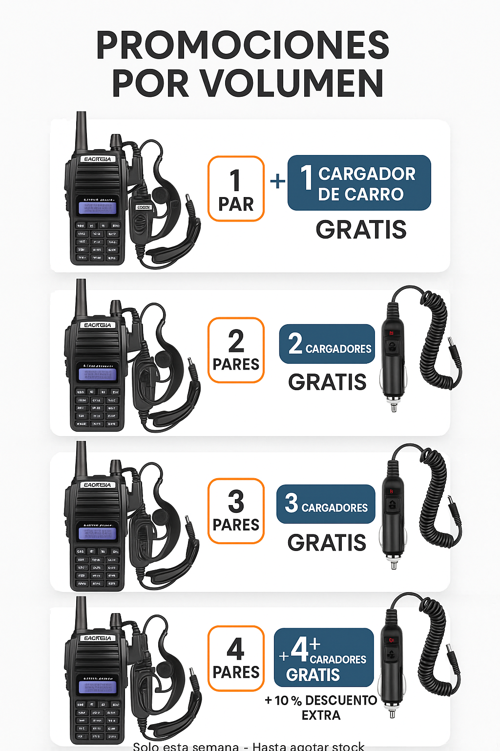 Baofeng UV-82 2025 – 20 km de Alcance + Manos Libres GRATIS