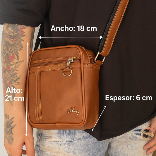 Combo Carriel + Billetera en Cuero 100% |Vélez, Precio Especial por Tiempo Limitado