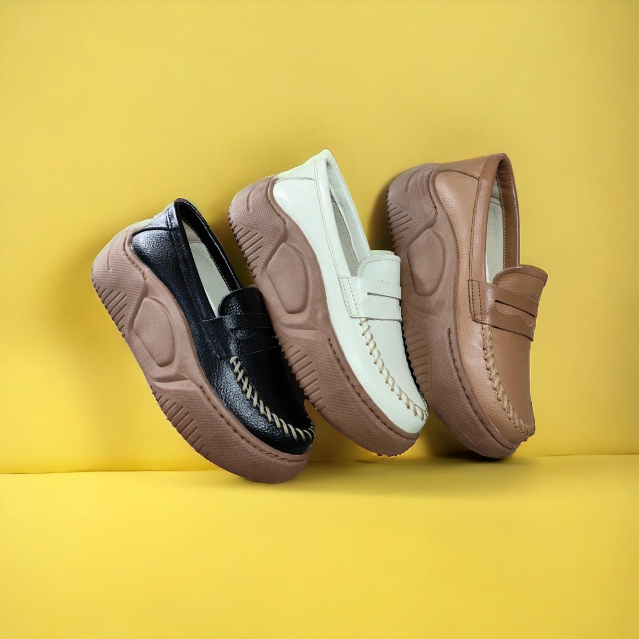 Mocasin Confort 100% Cuero/ Tennis Graffiti