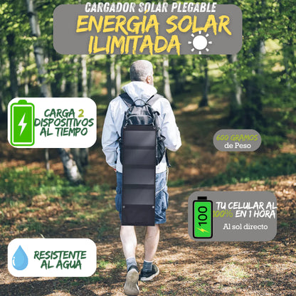 SolarPack Pro: Cargado Solar Plegable+ Regalo